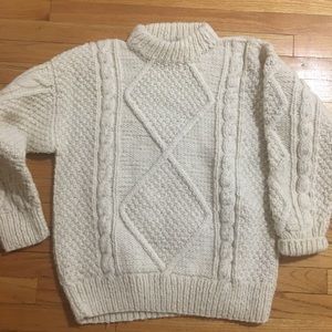 Cozy Cream Cable Knit Sweater